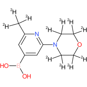 (2-methyl-6-morpholino-d11)-pyridine-4-boronic acid