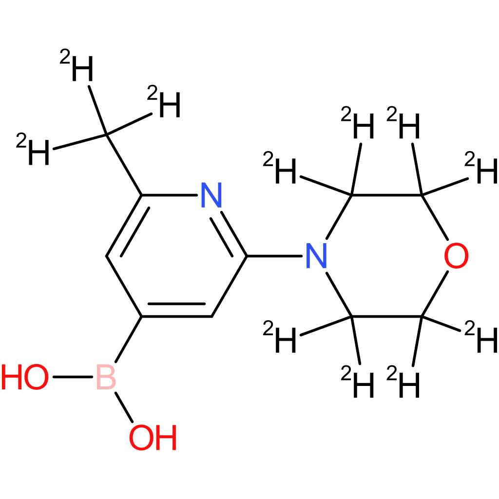 (2-methyl-6-morpholino-d11)-pyridine-4-boronic acid