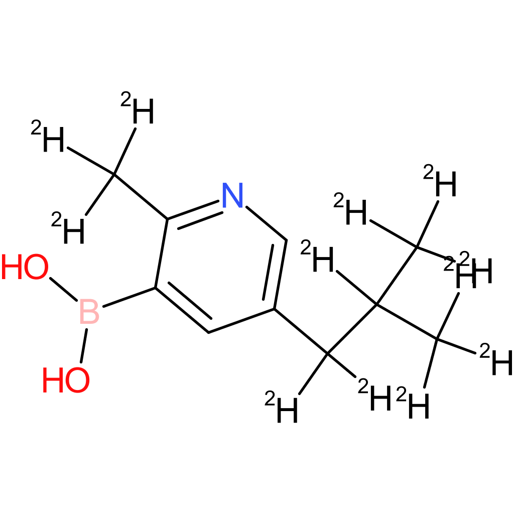 [2-methyl-5-(iso-butyl)-d12]-pyridine-3-boronic acid