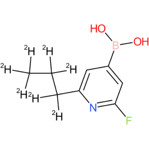 2-fluoro-6-(n-propyl-d7)-pyridine-4-boronic acid