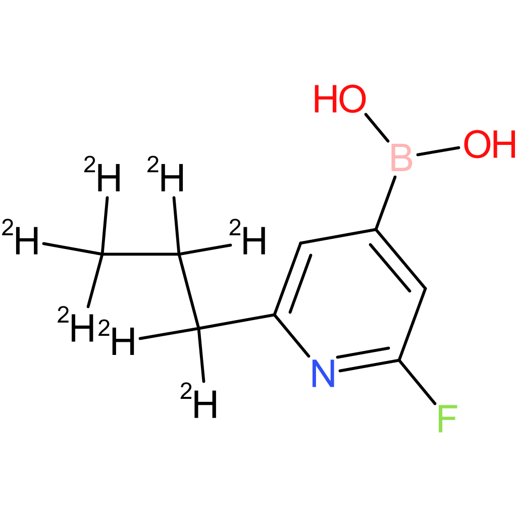 2-fluoro-6-(n-propyl-d7)-pyridine-4-boronic acid