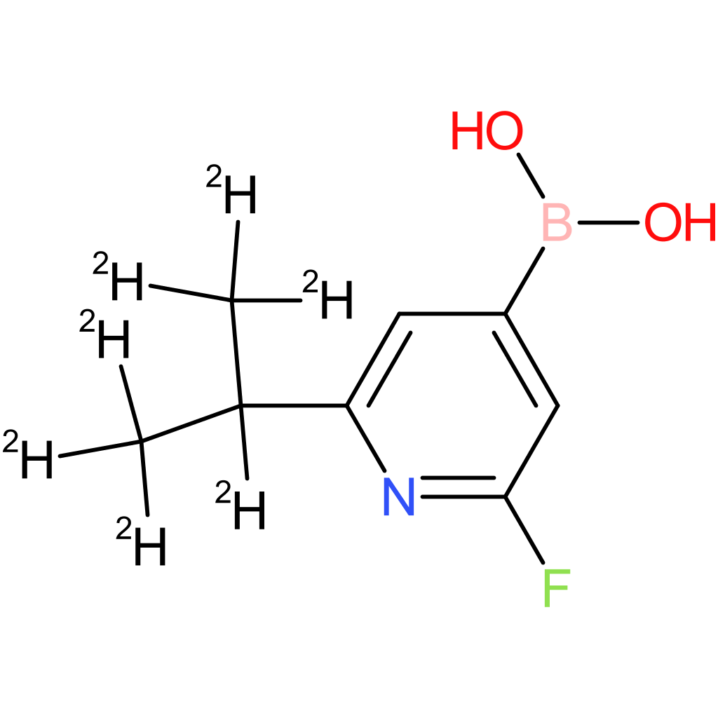 2-fluoro-6-(iso-propyl-d7)-pyridine-4-boronic acid