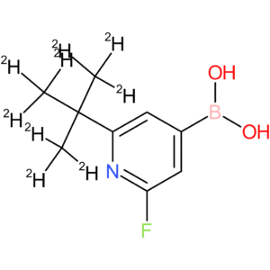 2-fluoro-6-(tert-butyl-d9)-pyridine-4-boronic acid