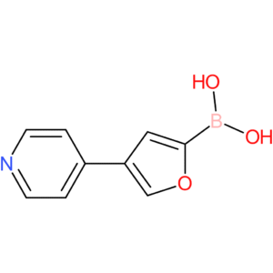 4-(pyridin-4-yl)furan-2-boronic acid