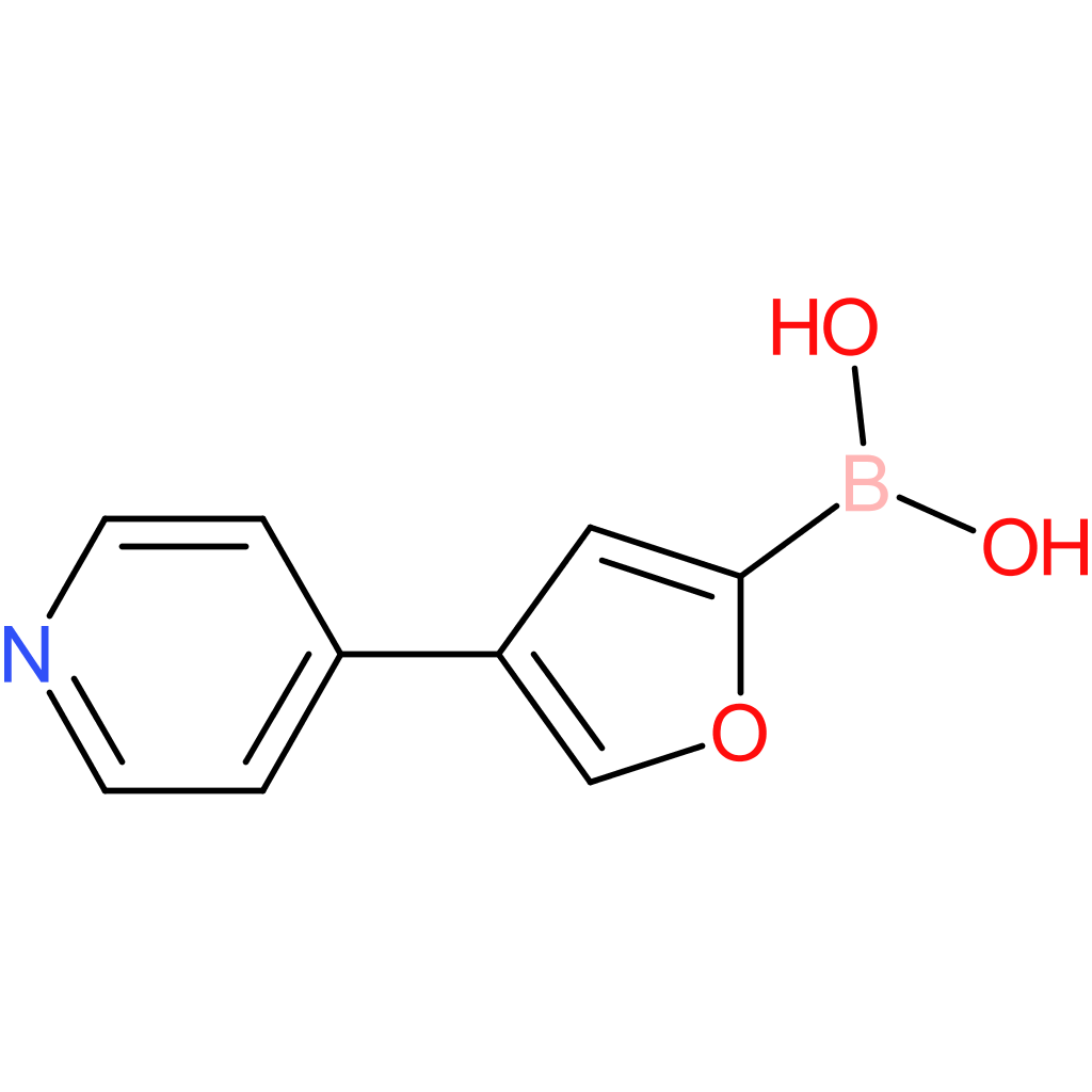 4-(pyridin-4-yl)furan-2-boronic acid