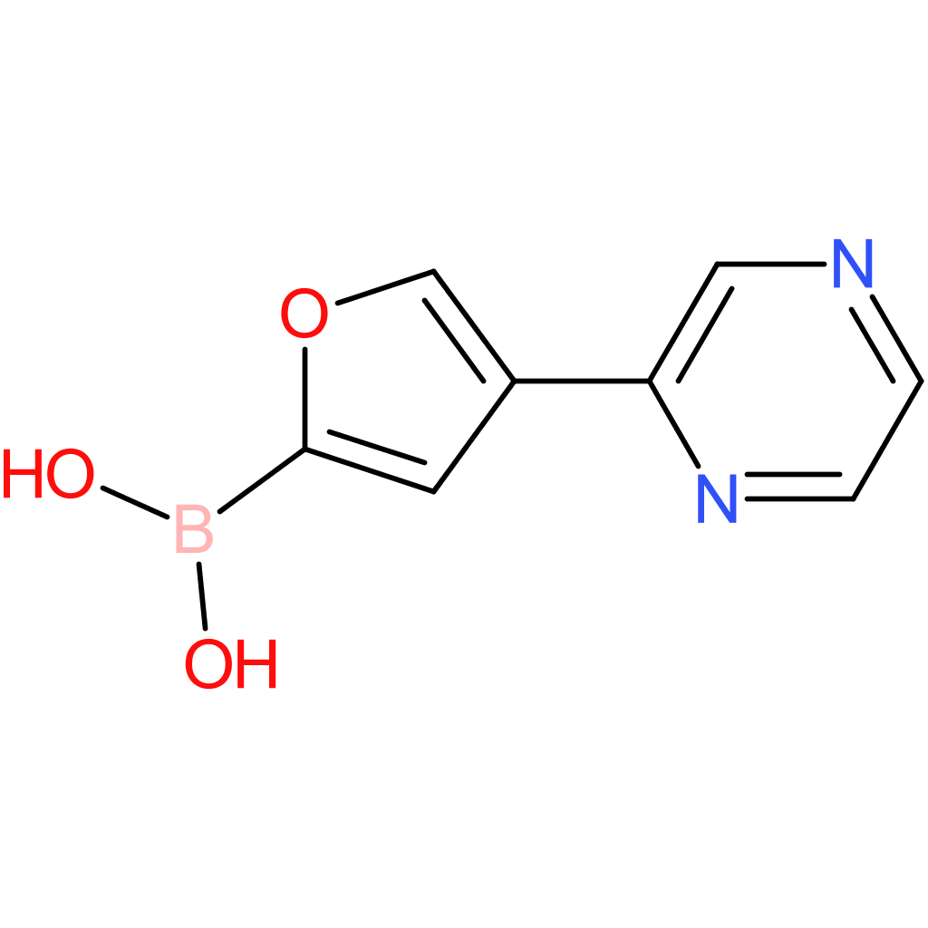4-(pyrazin-2-yl)furan-2-boronic acid