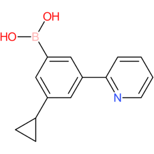 3-(pyridin-2-yl)-5-cyclopropylphenylboronic acid