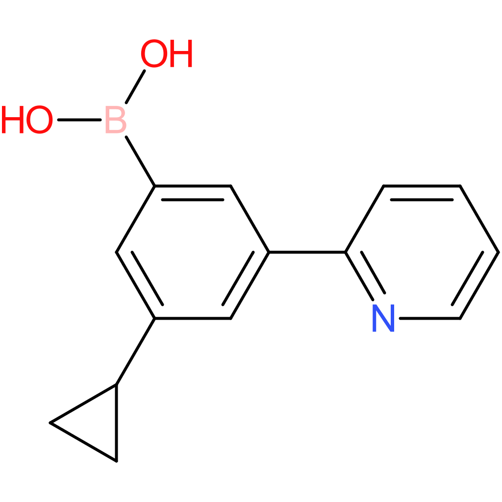 3-(pyridin-2-yl)-5-cyclopropylphenylboronic acid