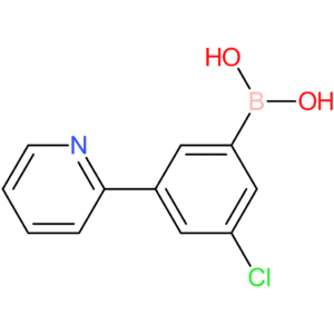 3-(pyridin-2-yl)-5-chlorophenylboronic acid