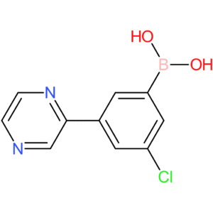 3-(pyrazin-2-yl)-5-chlorophenylboronic acid