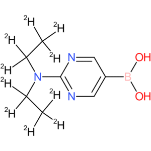 2-(diethylamino-d10)-pyrimidine-5-boronic acid