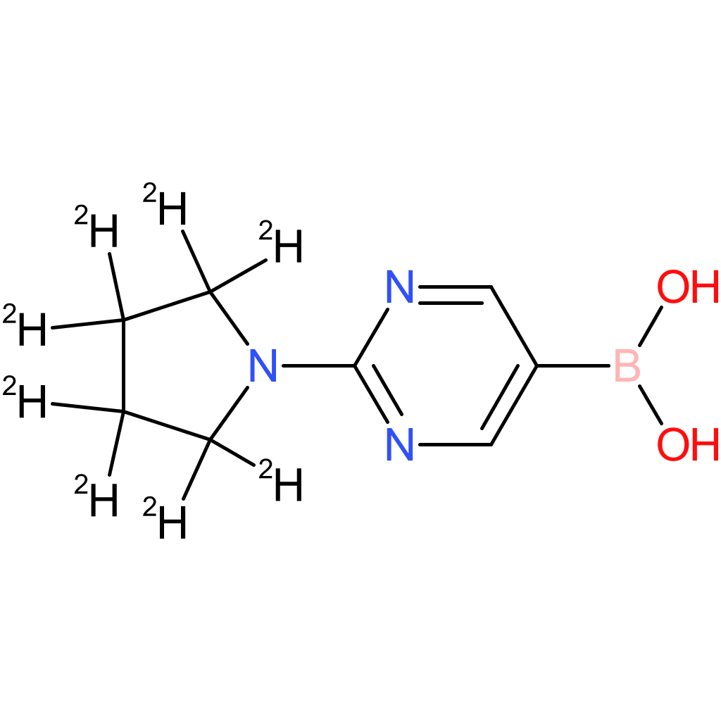 2-(pyrrolidino-d8)-pyrimidine-5-boronic acid
