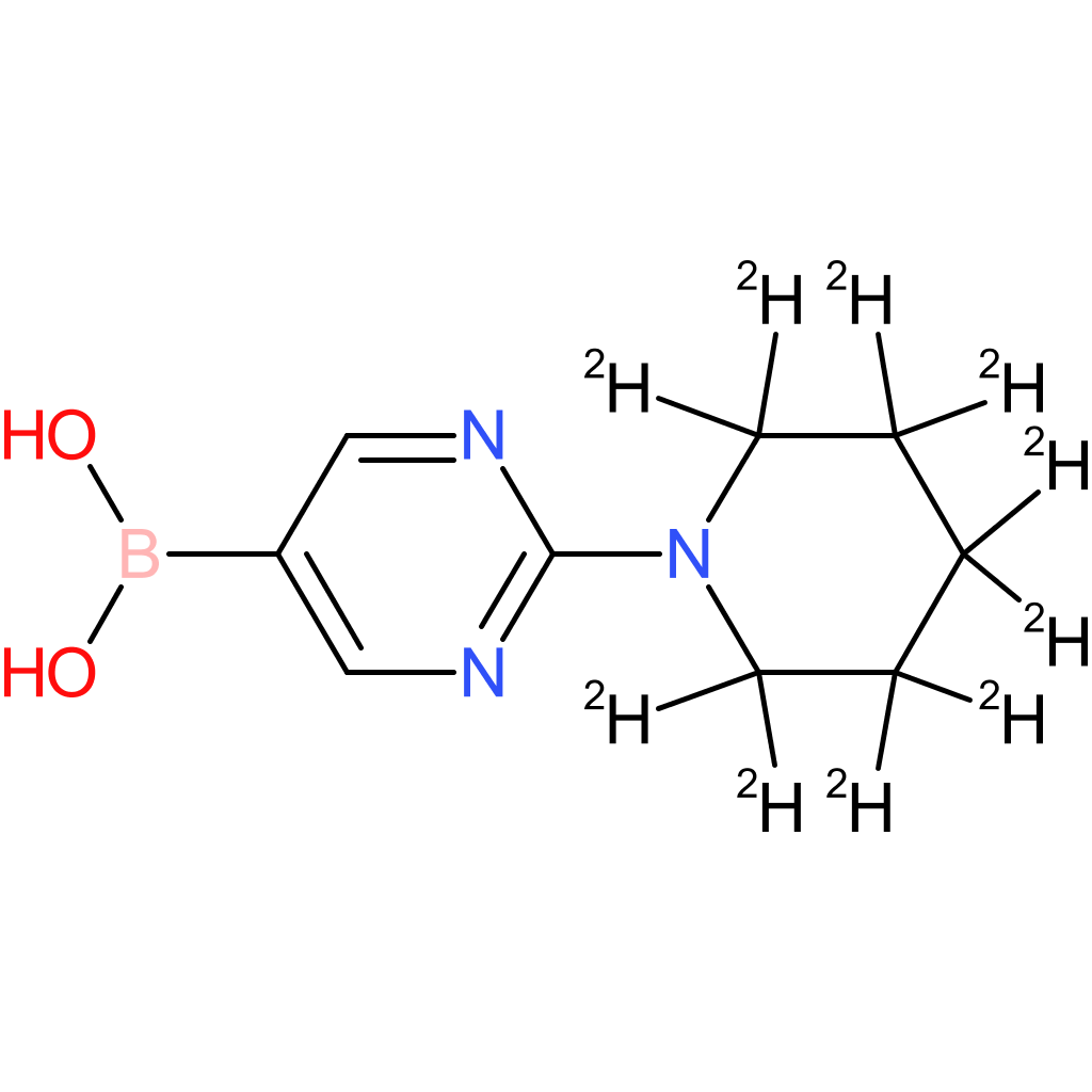 2-(piperidino-d10)-pyrimidine-5-boronic acid