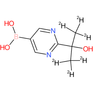 2-[1-hydroxy-1-(methylethyl-d6)]-pyrimidine-5-boronic acid