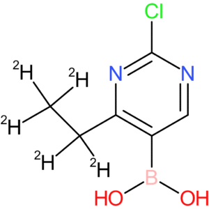 2-chloro-4-(ethyl-d5)-pyrimidine-5-boronic acid