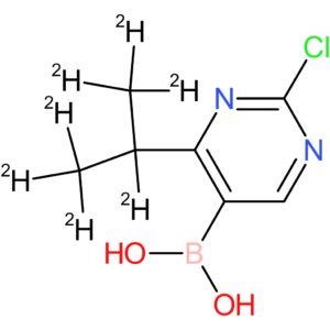 2-chloro-4-(iso-propyl-d7)-pyrimidine-5-boronic acid