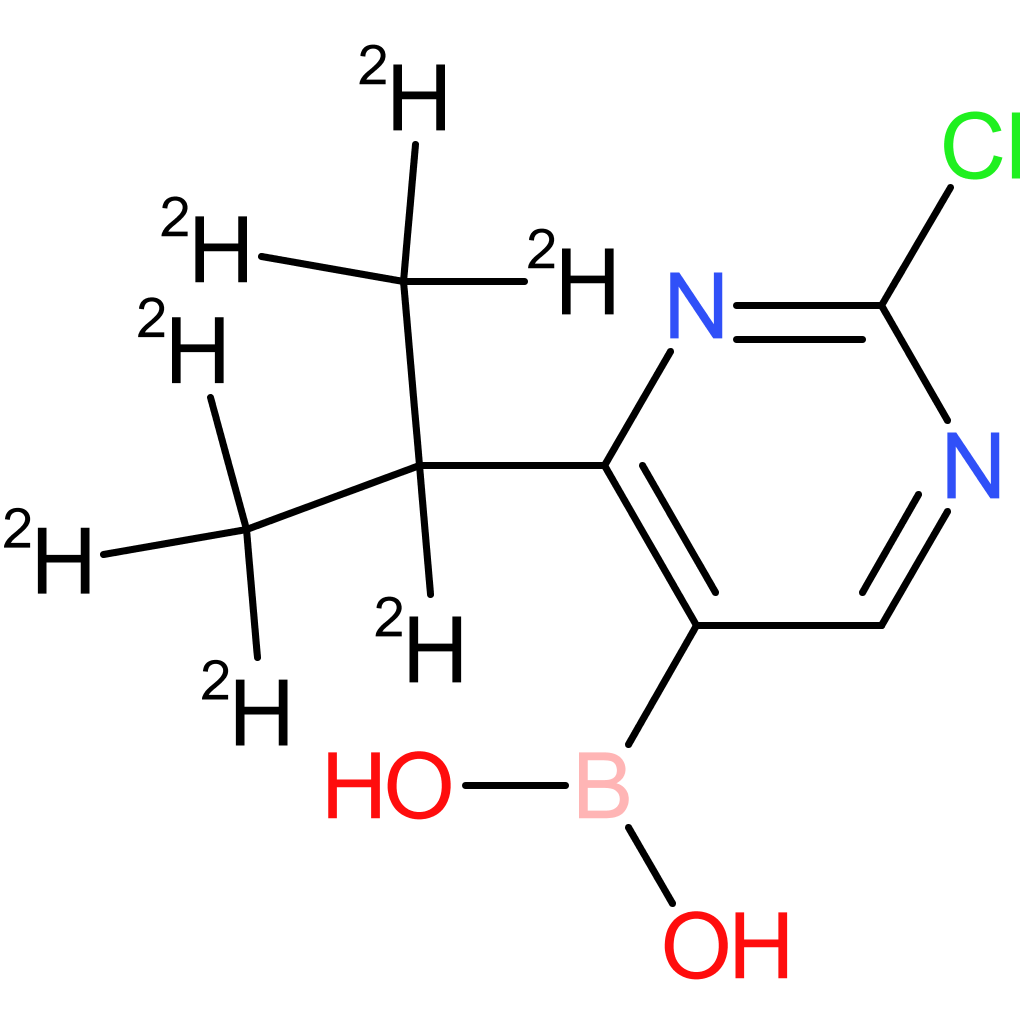 2-chloro-4-(iso-propyl-d7)-pyrimidine-5-boronic acid
