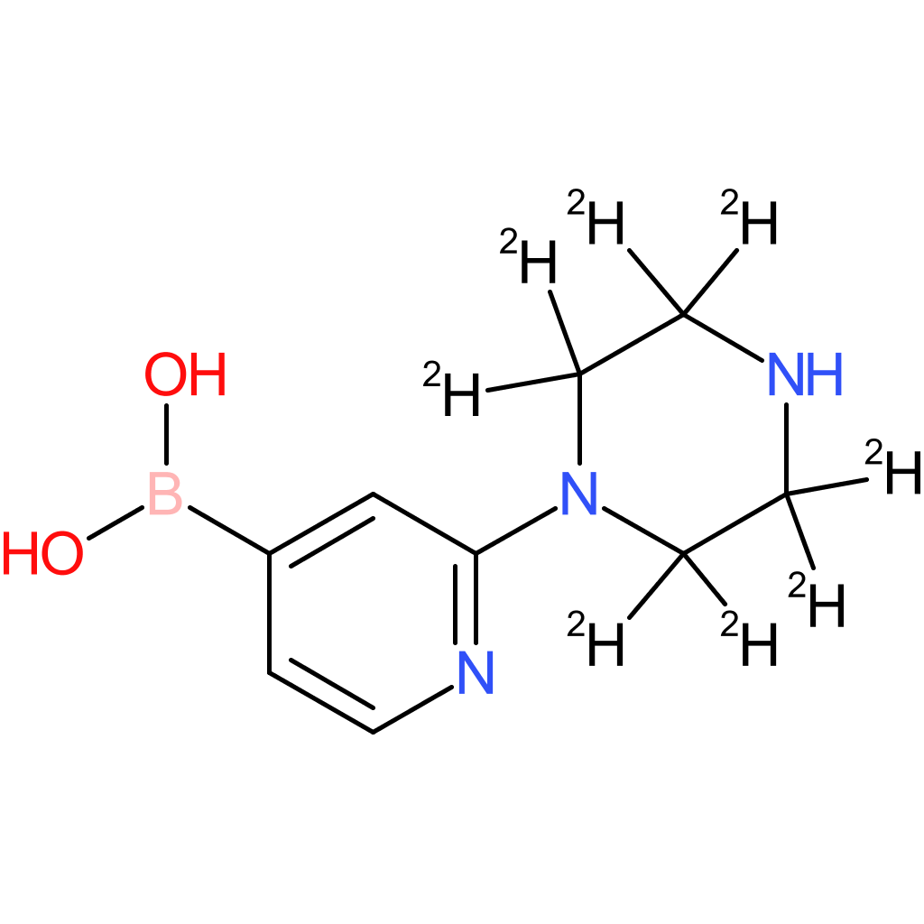 2-(piperazin-1-yl-d8)-pyridine-4-boronic acid