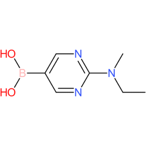 (2-[ethyl(methyl)amino]pyrimidin-5-yl)boronic acid