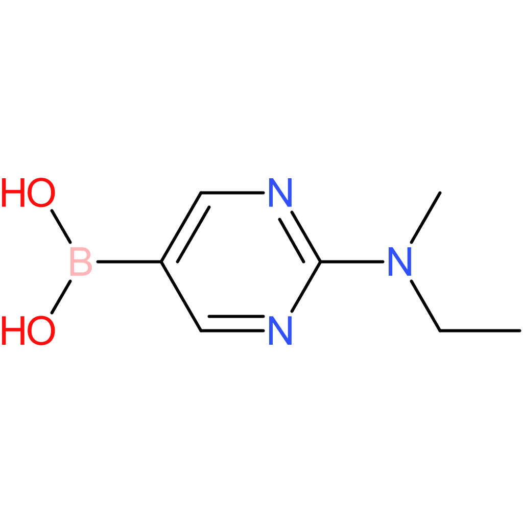 (2-[ethyl(methyl)amino]pyrimidin-5-yl)boronic acid