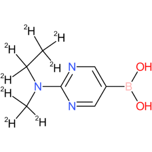 2-(methylethylamino-d8)-pyrimidine-5-boronic acid