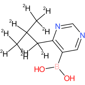 4-(iso-butyl-d9)-pyrimidine-5-boronic acid