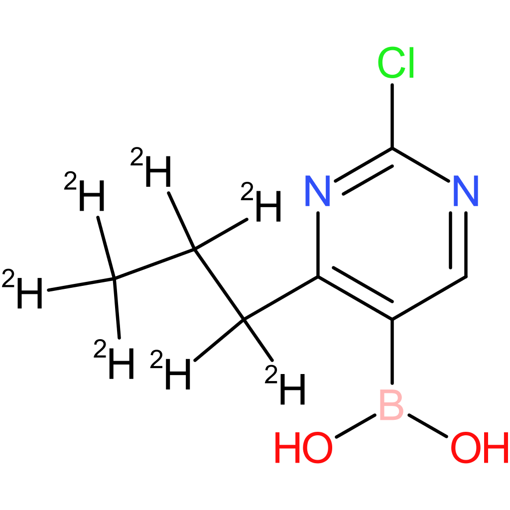 2-chloro-4-(n-propyl-d7)-pyrimidine-5-boronic acid