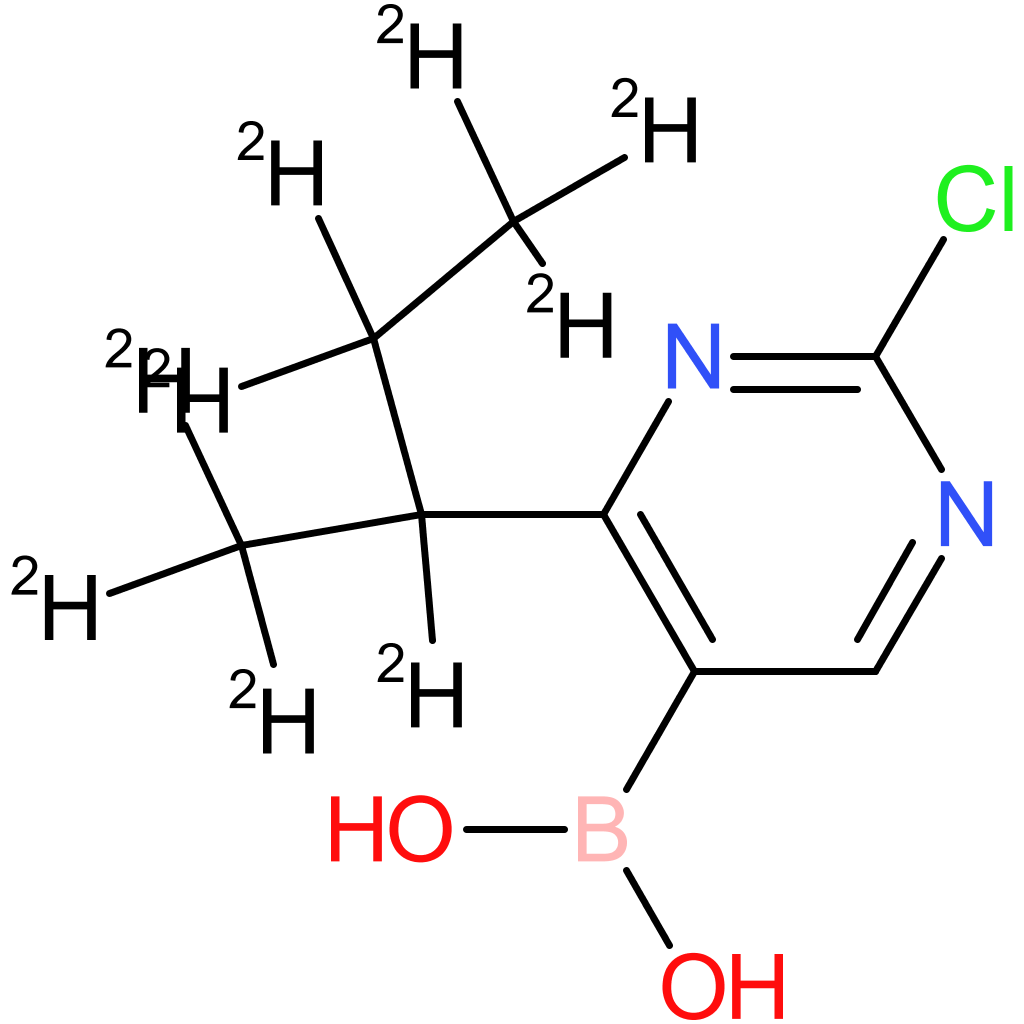 2-chloro-4-(sec-butyl-d9)-pyrimidine-5-boronic acid