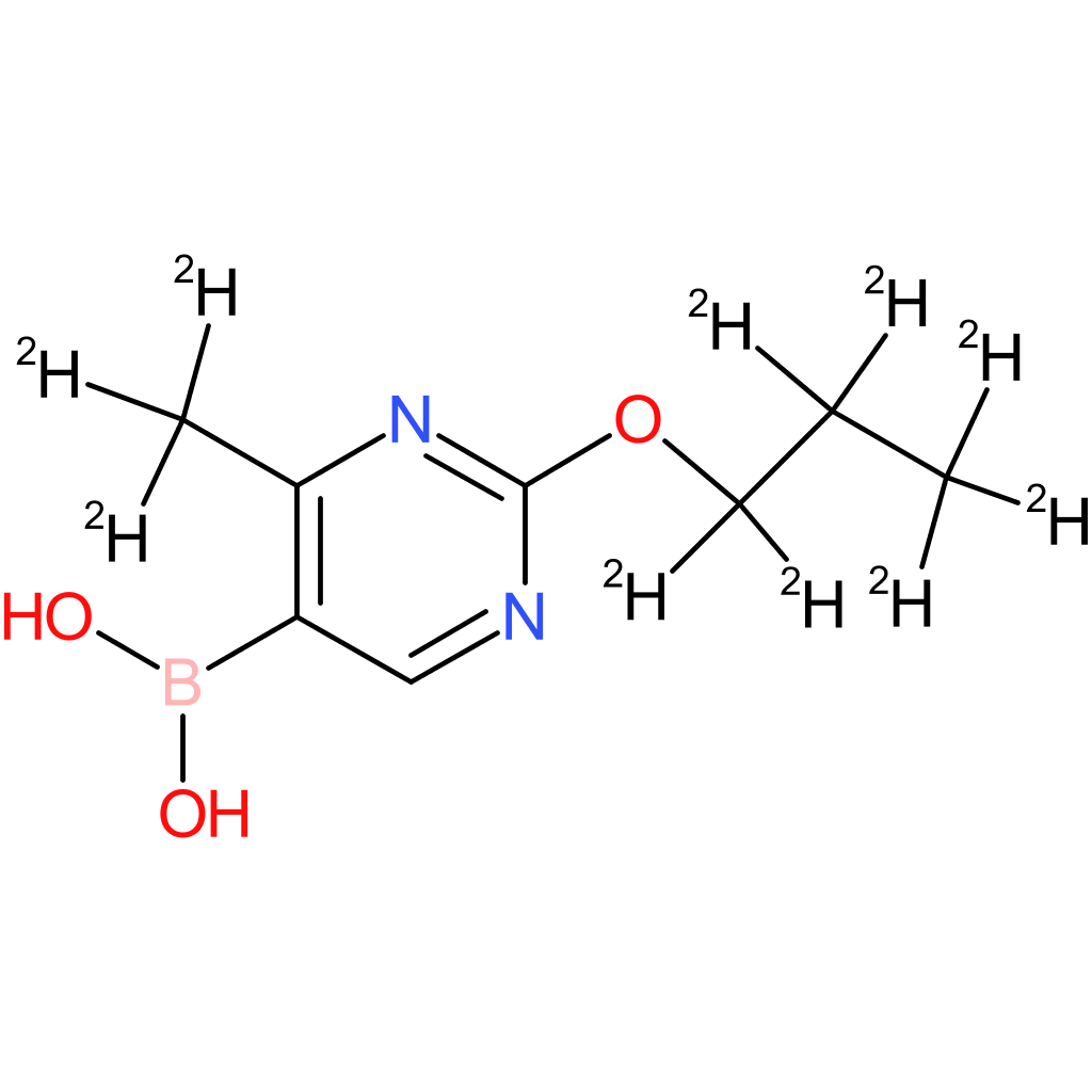[2-(n-propoxy)-4-methyl-d10]-pyrimidine-5-boronic acid