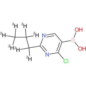 2-(n-propyl-d7)-4-chloropyrimidine-5-boronic acid