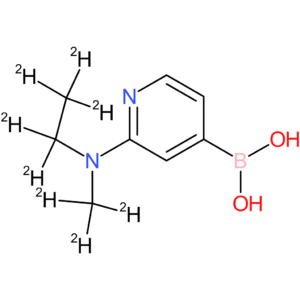 2-(methylethylamino-d8)-pyridine-4-boronic acid