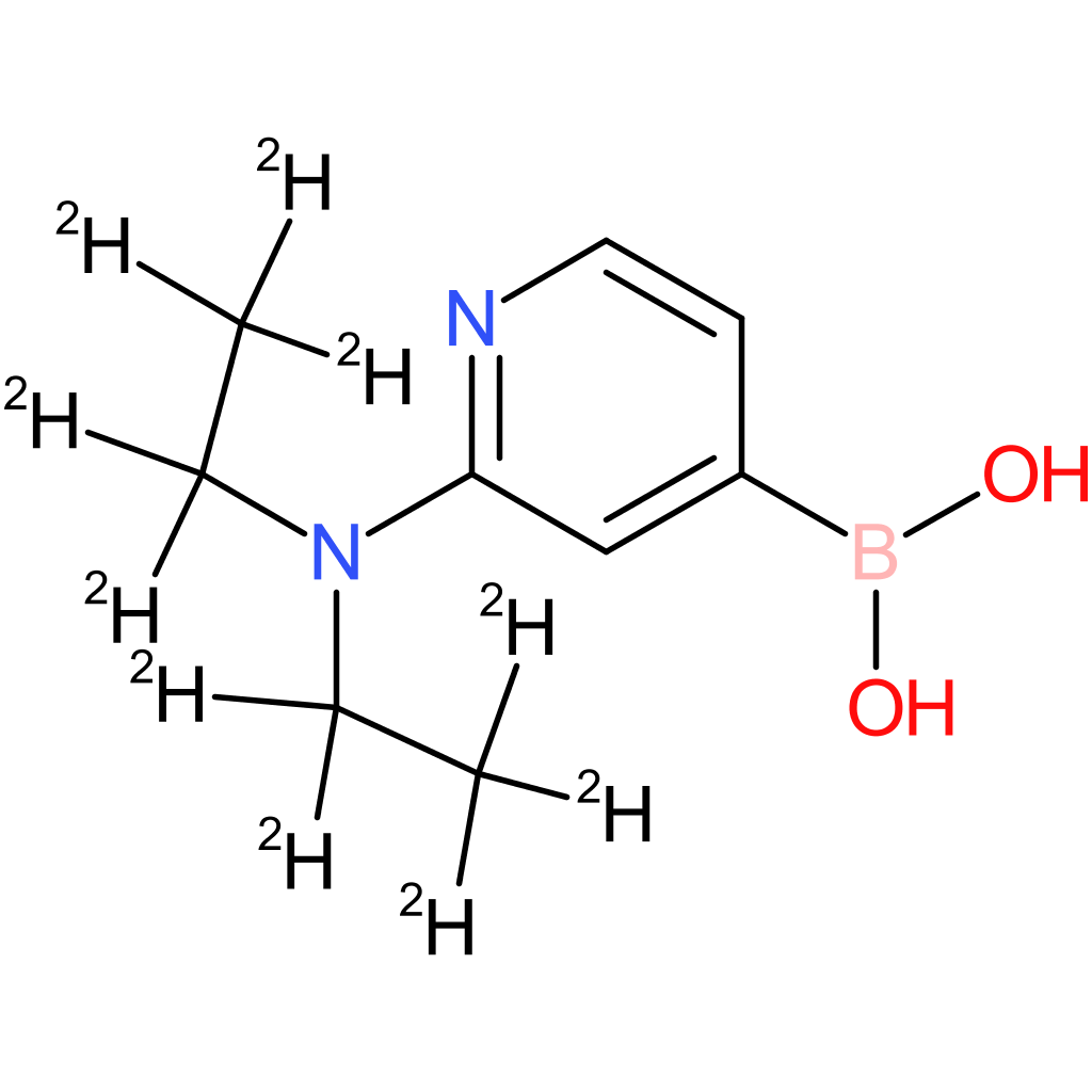2-(diethylamino-d10)-pyridine-4-boronic acid