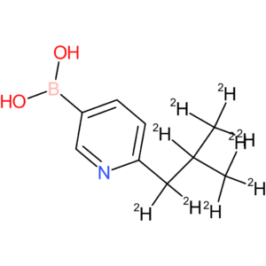 2-(iso-butyl-d9)-pyridine-5-boronic acid