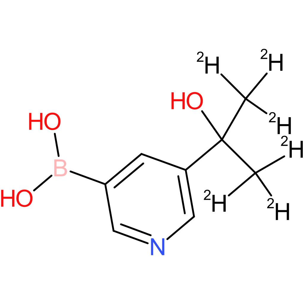 5-(2-hydroxypropan-2-yl-d6)-pyridine-3-boronic acid
