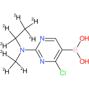 2-(methylethylamino-d8)-4-chloropyrimidine-5-boronic acid