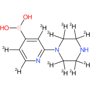 2-[(piperazin-1-yl)pyridine-d11]-4-boronic acid