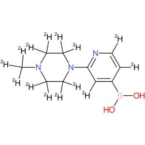 2-[(methylpiperazin-1-yl)pyridine-d14]-4-boronic acid