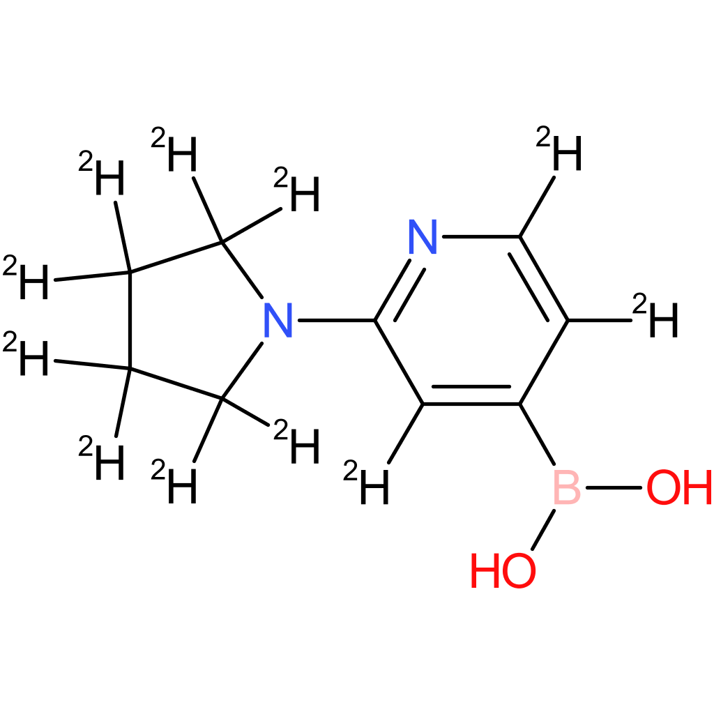 2-(pyrrolidinopyridine-d11)-4-boronic acid