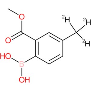 2-methoxycarbonyl-4-(methyl-d3)-phenylboronic acid