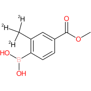 4-methoxycarbonyl-2-(methyl-d3)-phenylboronic acid