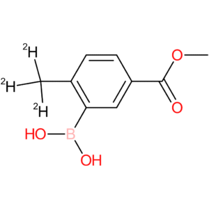 3-methoxycarbonyl-6-(methyl-d3)-phenylboronic acid