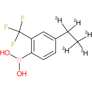 2-trifluoromethyl-4-(ethyl-d5)-phenylboronic acid