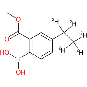 2-methoxycarbonyl-4-(ethyl-d5)-phenylboronic acid