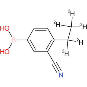 3-cyano-4-(ethyl-d5)-phenylboronic acid