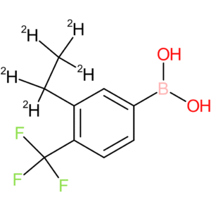 4-trifluoromethyl-3-(ethyl-d5)-phenylboronic acid