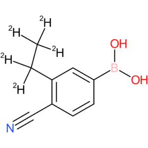 4-cyano-3-(ethyl-d5)-phenylboronic acid