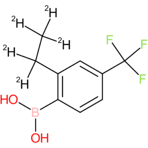 4-trifluoromethyl-2-(ethyl-d5)-phenylboronic acid