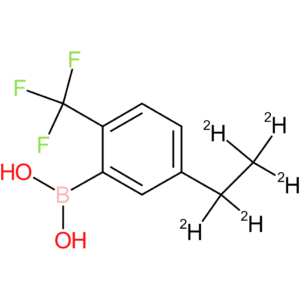 2-trifluoromethyl-5-(ethyl-d5)-phenylboronic acid