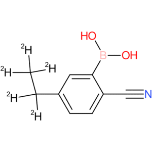 2-cyano-5-(ethyl-d5)-phenylboronic acid