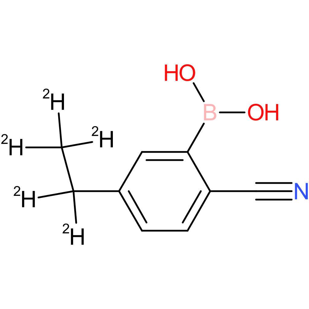 2-cyano-5-(ethyl-d5)-phenylboronic acid